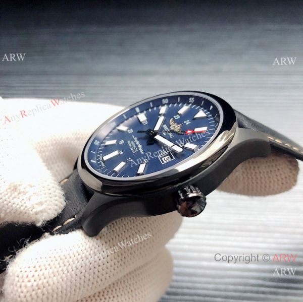 Best Replica Copy Breitling Superocean Black Steel Blue Dial Watch Best Replica Copy Breitling Superocean Black Steel Blue Dial Watch