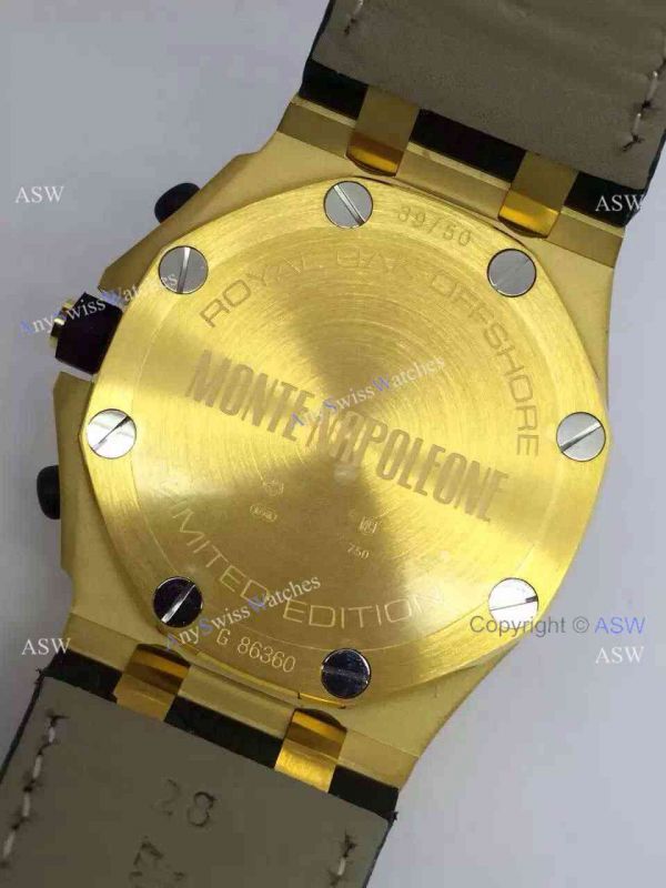 Swiss Audemars Piguet Royal Oak Offshore Monte Napoleone Gold Replica watch Swiss Audemars Piguet Royal Oak Offshore Monte Napoleone Gold Replica watch