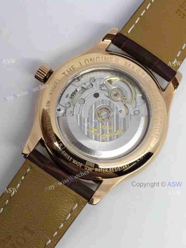 Copy Swiss Longines Watch Yellow Gold Brown Leather Copy Swiss Longines Watch Yellow Gold Brown Leather