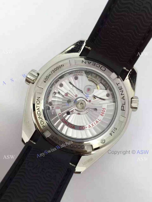 Copy Swiss Omega Seamaster Planet Ocean GMT Watch Black Rubber Copy Swiss Omega Seamaster Planet Ocean GMT Watch Black Rubber