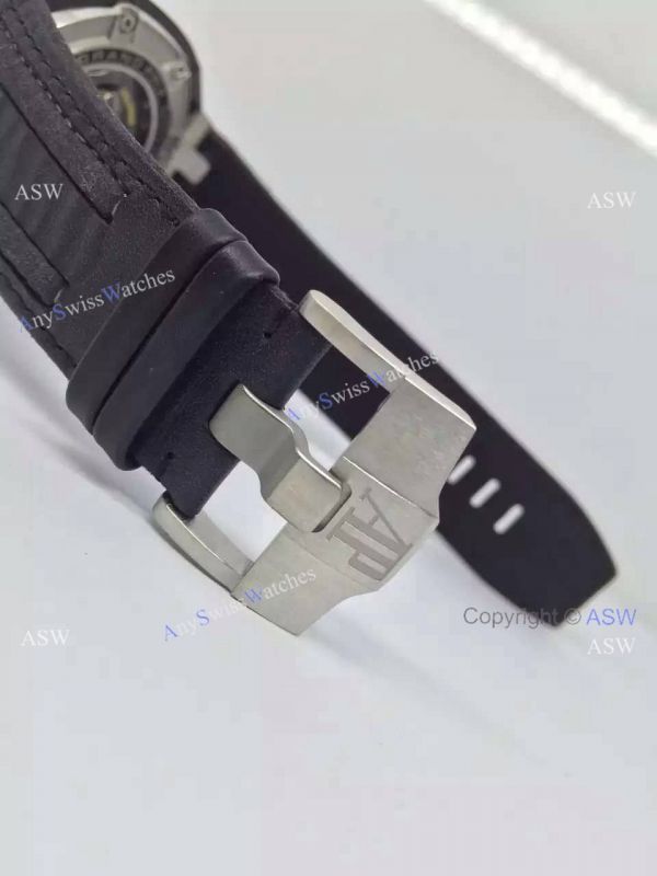 High Quality Copy Audemars Piguet Grand Prix Blue Face Black Rubber Swiss Mens Watch High Quality Copy Audemars Piguet Grand Prix Blue Face Black Rubber Swiss Mens Watch
