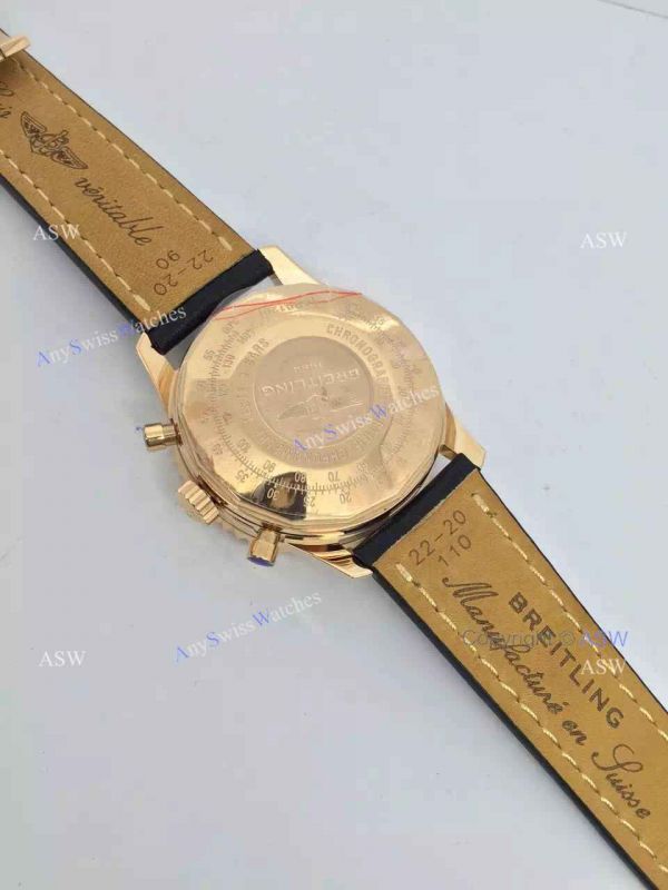 Swiss Copy Breitling 1884 Chronometre Navitimer Watch Rose Gold Case White Dial Swiss Copy Breitling 1884 Chronometre Navitimer Watch Rose Gold Case White Dial
