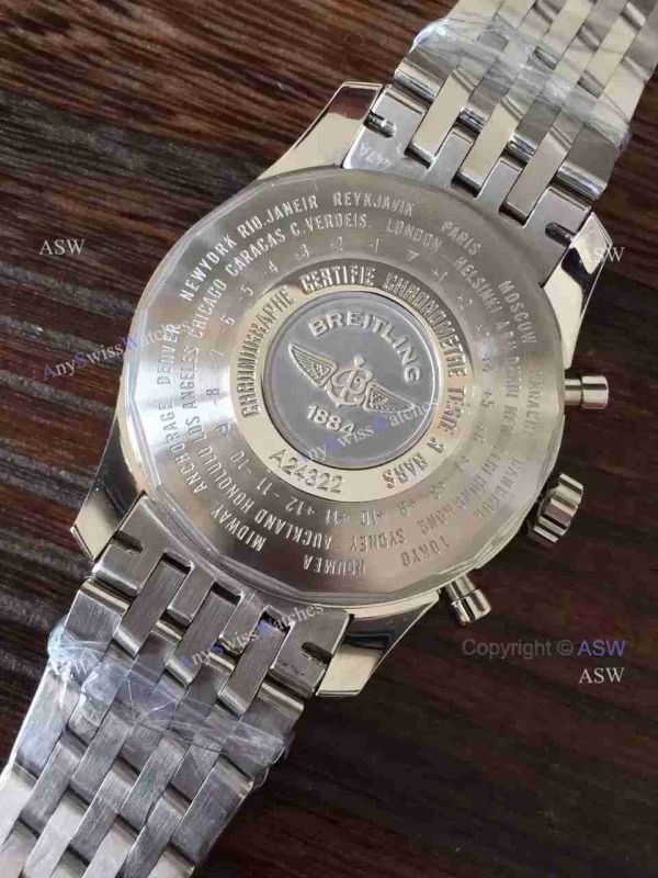 Swiss Copy Breitling Navitimer World Watch Stainless Steel White Chronograph Swiss Copy Breitling Navitimer World Watch Stainless Steel White Chronograph