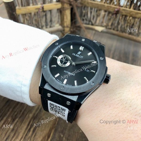 Copy Hublot Classic Fusion Black Case Automatic Watches 42mm Copy Hublot Classic Fusion Black Case Automatic Watches 42mm