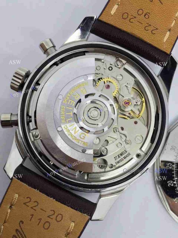 Swiss Fake Breitling 1884 Chronometre Navitimer Watch SS Case White Dial Swiss Fake Breitling 1884 Chronometre Navitimer Watch SS Case White Dial