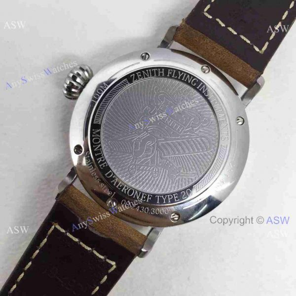 Swiss Knockoff Zenith Pilot Watch Brown Leather Swiss Knockoff Zenith Pilot Watch Brown Leather