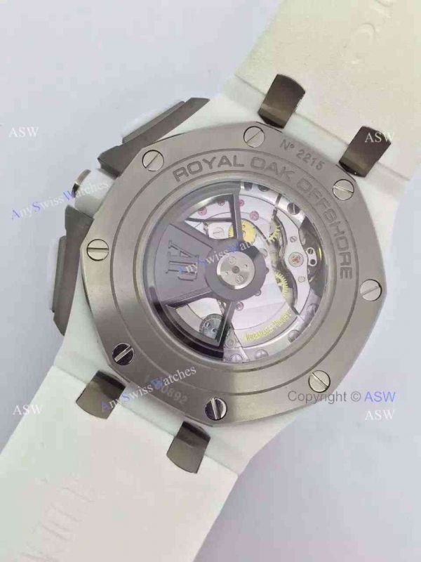 Copy Swiss Audemars Piguet The carbon fiber White Ceramic White Rubber Watch Copy Swiss Audemars Piguet The carbon fiber White Ceramic White Rubber Watch