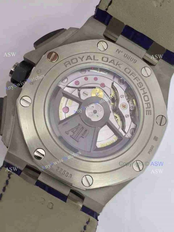 Swiss Copy Audemars Piguet Watch Blue Dial Blue Leather Swiss Copy Audemars Piguet Watch Blue Dial Blue Leather
