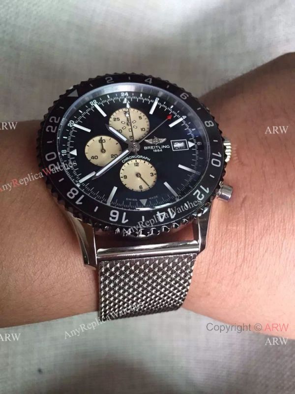 New 2016 Breitling CHRONOLINER SS Black Chronograph Dial Replica Watch New 2016 Breitling CHRONOLINER SS Black Chronograph Dial Replica Watch