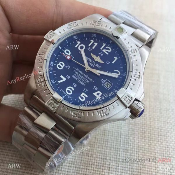 Copy Breitling Superocean Stainless Steel Arabic Markers Watch Copy Breitling Superocean Stainless Steel Arabic Markers Watch