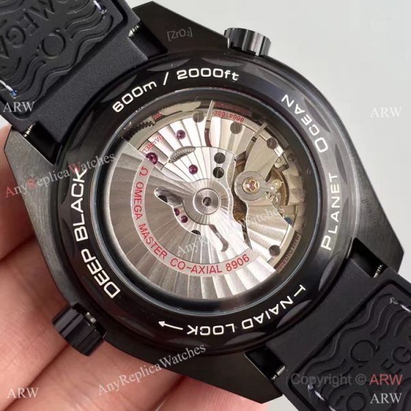 Swiss Replica Omega Seamaster Planet Ocean Deep Black GMT Ceramic Blue Watch Swiss Replica Omega Seamaster Planet Ocean Deep Black GMT Ceramic Blue Watch
