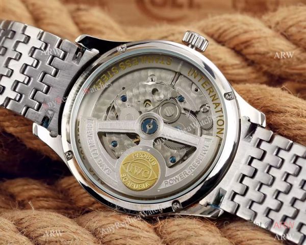 Replica IWC Portuguese 7 Days Stainless Steel White Face Mens Watch Replica IWC Portuguese 7 Days Stainless Steel White Face Mens Watch