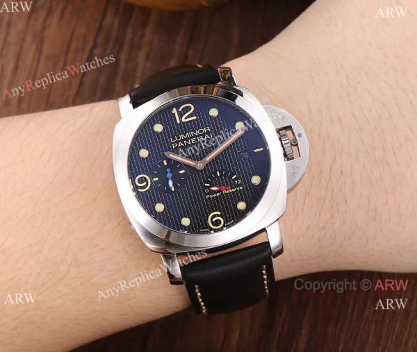 Copy Panerai Power Reserve Luminor Watch SS Leather Band 44mm Copy Panerai Power Reserve Luminor Watch SS Leather Band 44mm