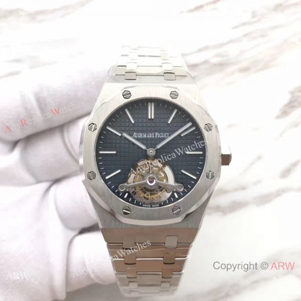 Replica Audemars Piguet Royal Oak Tourbillon Watch Stainless Steel Blue Dial Replica Audemars Piguet Royal Oak Tourbillon Watch Stainless Steel Blue Dial