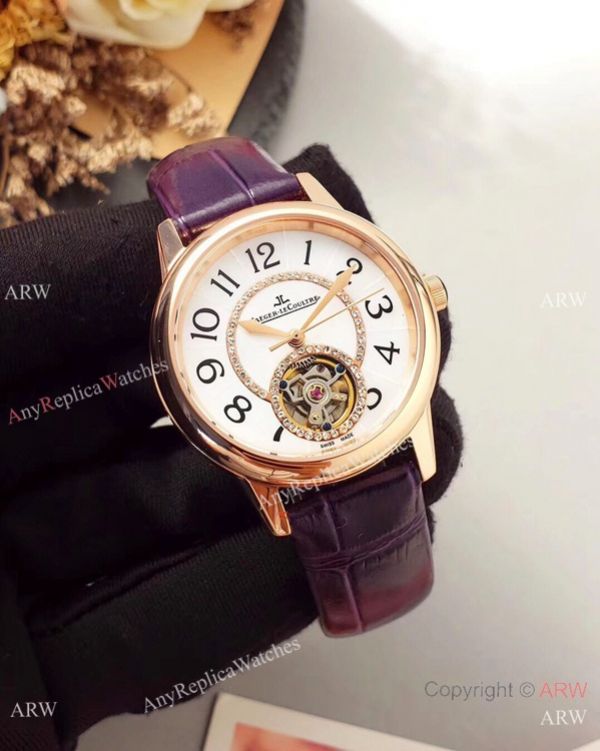 New Replica Jaeger-LeCoultre Tourbillon 33mm Watches SS White MOP Dial New Replica Jaeger-LeCoultre Tourbillon 33mm Watches SS White MOP Dial