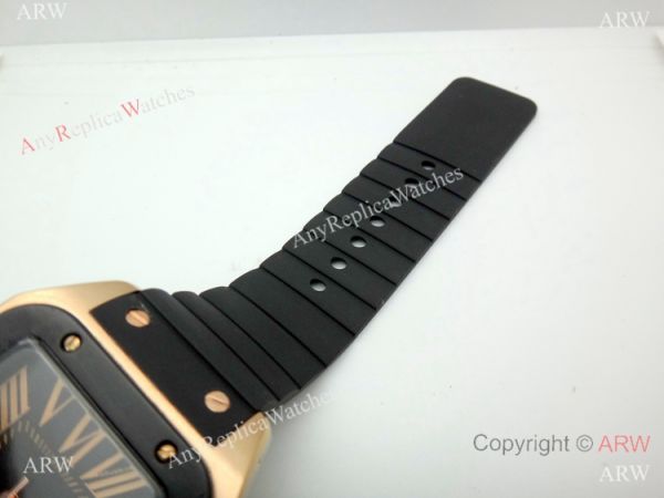Replica Cartier Santos 100th Quartz Watch Rose Gold 51mm Replica Cartier Santos 100th Quartz Watch Rose Gold 51mm