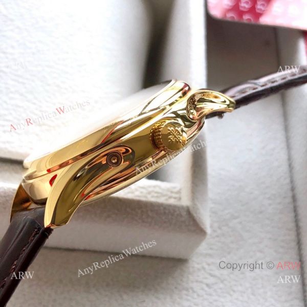 Swiss Copy Patek Philippe Base 1000 Rose Gold Watches with Moonphase Swiss Copy Patek Philippe Base 1000 Rose Gold Watches with Moonphase