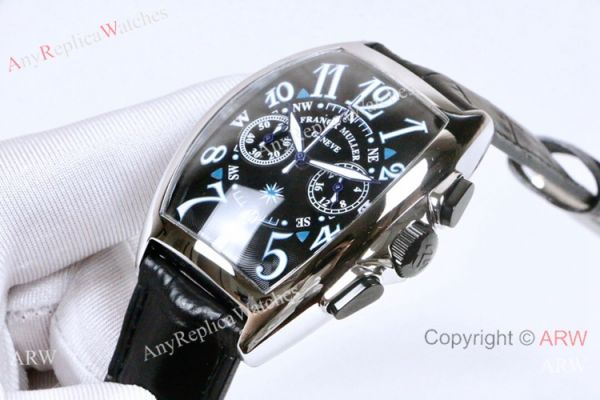 Franck Muller Mariner Chronograph Mens Watch SS Black Dial Franck Muller Mariner Chronograph Mens Watch SS Black Dial
