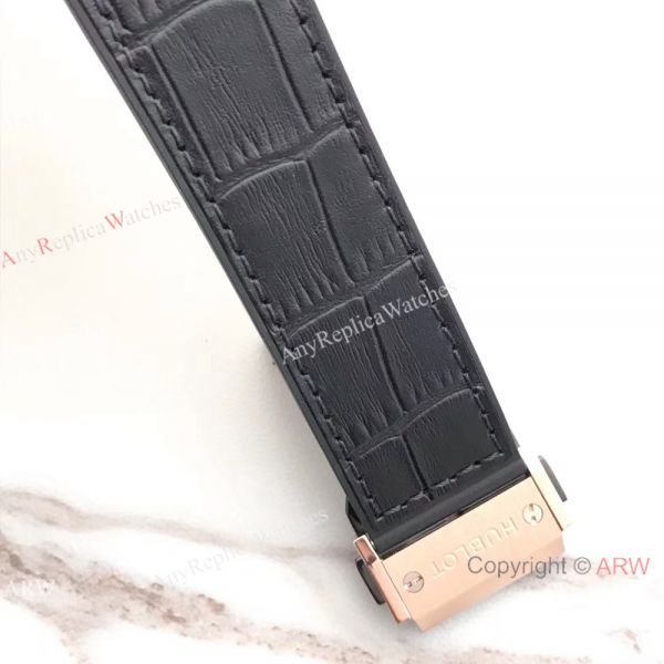 Swiss Hublot HUB1112 Replica Watch Rose Gold Gray Rhodium Dial Swiss Hublot HUB1112 Replica Watch Rose Gold Gray Rhodium Dial