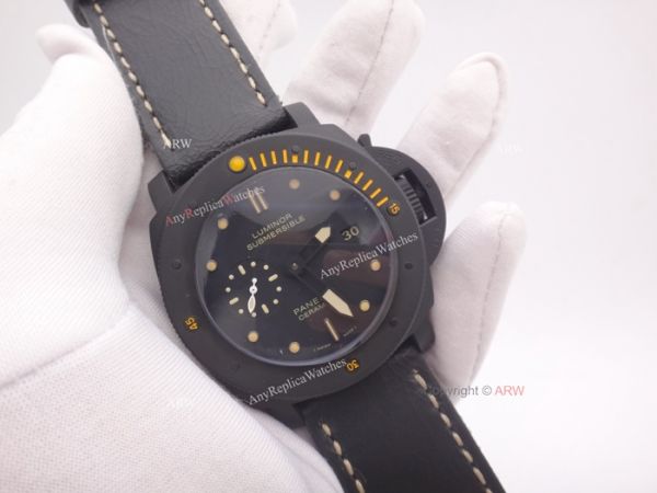 Panerai Luminor Submersible Ceramica PAM508 Replica Watch Brown Markers Panerai Luminor Submersible Ceramica PAM508 Replica Watch Brown Markers