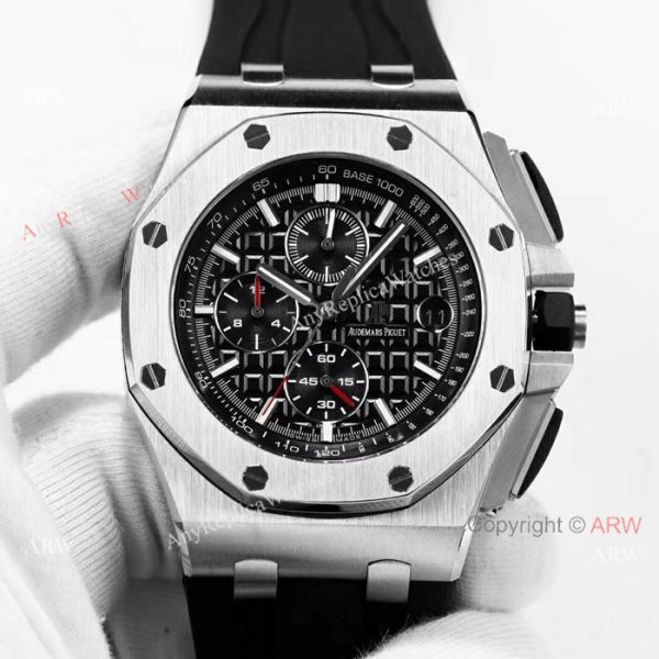 Royal Oak Offshore Replica Audemars Piguet Watches For Sale SS Black Rubber Strap Luxury Watch Royal Oak Offshore Replica Audemars Piguet Watches For Sale SS Black Rubber Strap Luxury Watch