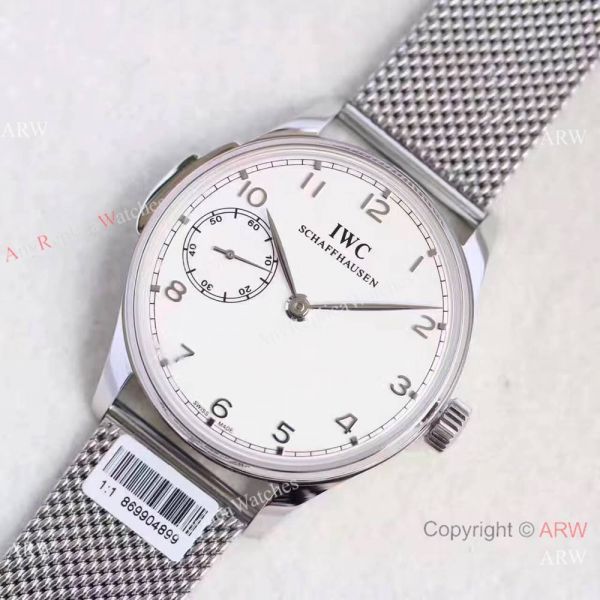 Replica IWC Portuguese Minute Repeater Stainless Steel Mesh Strap Watch Replica IWC Portuguese Minute Repeater Stainless Steel Mesh Strap Watch