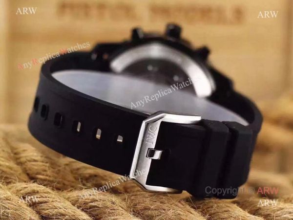 New Replica IWC Aquatimer Chronograph Watch Black Case Rubber Strap New Replica IWC Aquatimer Chronograph Watch Black Case Rubber Strap