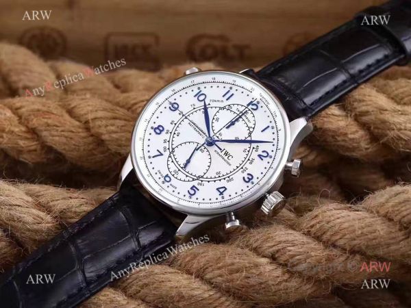 Newest Fake IWC Portugieser Rattrapante IW371215 SS Blue Markers Watch 41mm Newest Fake IWC Portugieser Rattrapante IW371215 SS Blue Markers Watch 41mm