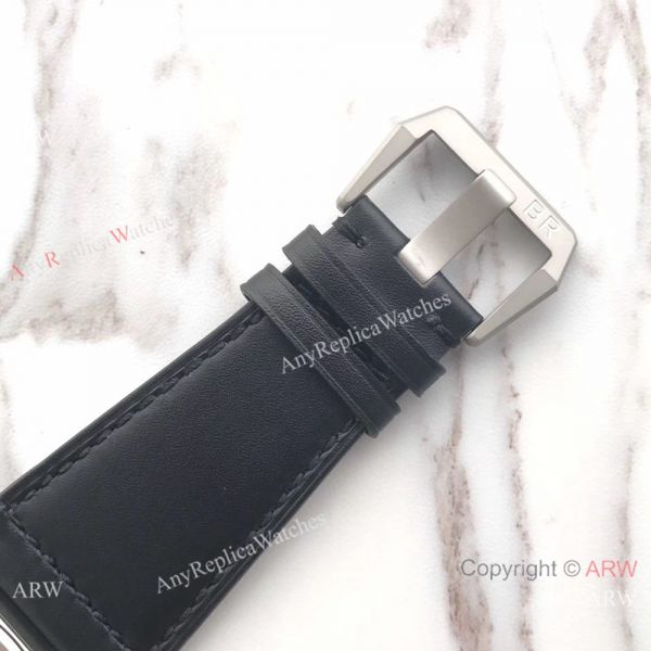 Swiss Fake Bell Ross BR03 100M Frosted Case watch Black Leather Band Swiss Fake Bell Ross BR03 100M Frosted Case watch Black Leather Band