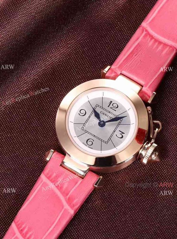 Knock off Cartier Pasha Ladies 28MM Watch Rose Gold Pink Version Knock off Cartier Pasha Ladies 28MM Watch Rose Gold Pink Version