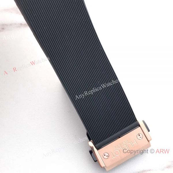 Fake Hublot Big Bang Rose Gold Chronograph Watch SWISS 4100 Fake Hublot Big Bang Rose Gold Chronograph Watch SWISS 4100