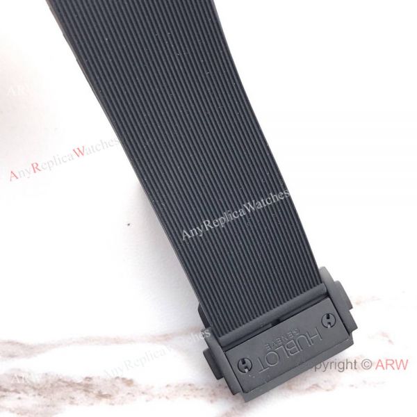 Replica Hublot Big Bang 4100 Black Steel 44mm Watch Black Bezel Replica Hublot Big Bang 4100 Black Steel 44mm Watch Black Bezel