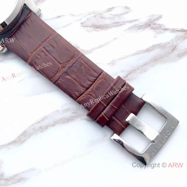 Mont Blanc Clone TimeWalker Chronograph Brown Leather Strap Watch Grade AAA Mont Blanc Clone TimeWalker Chronograph Brown Leather Strap Watch Grade AAA
