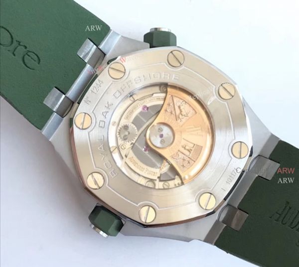 New Swiss 3120 Audemars Piguet Royal Oak Green Dial Green Rubber Band Replica Watches New Swiss 3120 Audemars Piguet Royal Oak Green Dial Green Rubber Band Replica Watches