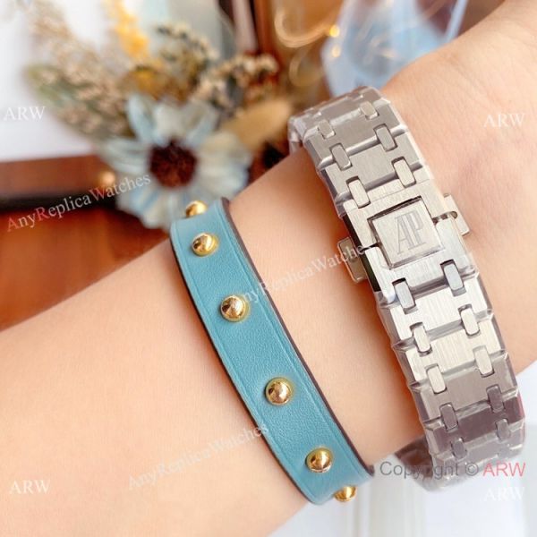 Copy Audemars Piguet Royal Oak SS Blue Dial Watches 37mm Women Copy Audemars Piguet Royal Oak SS Blue Dial Watches 37mm Women