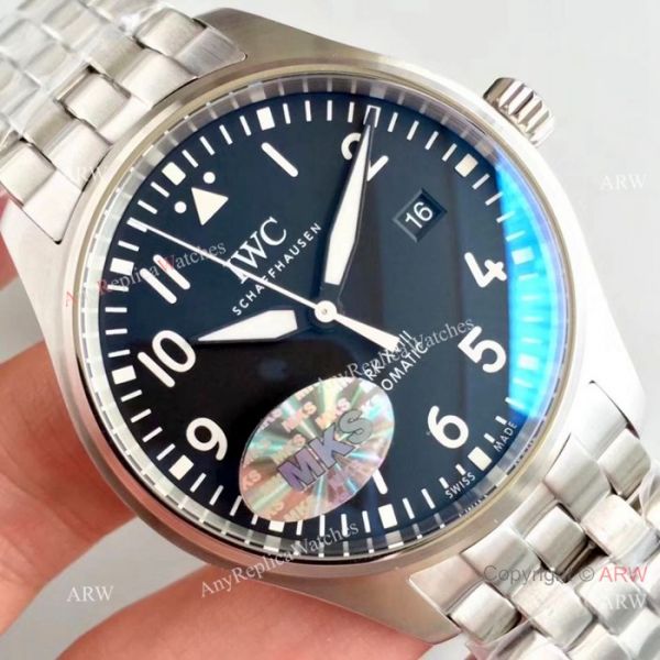 Swiss Grade IWC Mark XVIII Replica Watch Stainless Steel Black Dial Swiss Grade IWC Mark XVIII Replica Watch Stainless Steel Black Dial