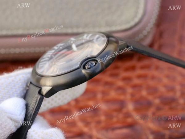 Swiss Copy Cartier Ballon Bleu De 1847MC Black PVD Watch Mens Swiss Copy Cartier Ballon Bleu De 1847MC Black PVD Watch Mens