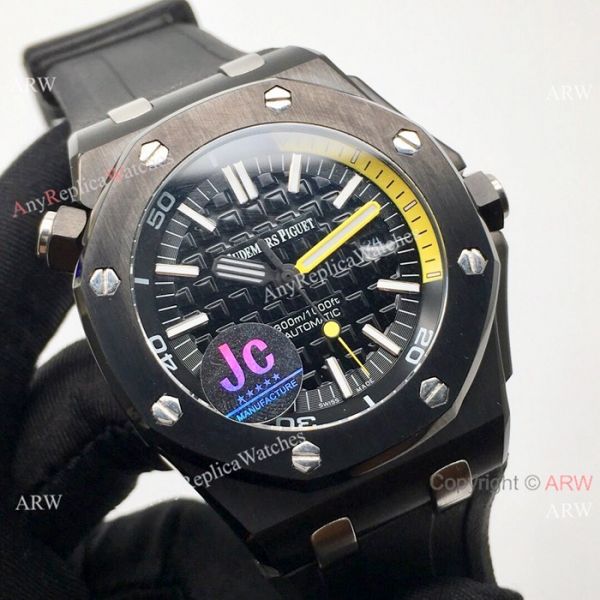Fake Audemars Piguet Royal Oak Offshore Diver Men Watches All Black 42mm Fake Audemars Piguet Royal Oak Offshore Diver Men Watches All Black 42mm