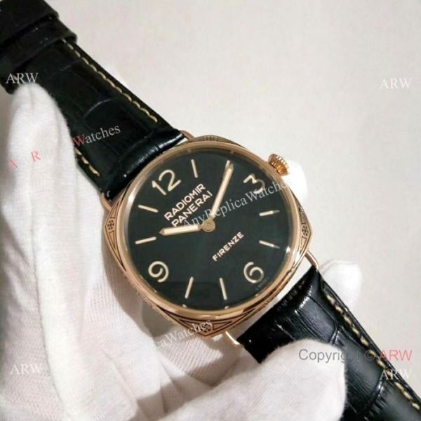 Copy Panerai Radiomir Firenze Rose Gold 47MM Watch PAM604 Copy Panerai Radiomir Firenze Rose Gold 47MM Watch PAM604