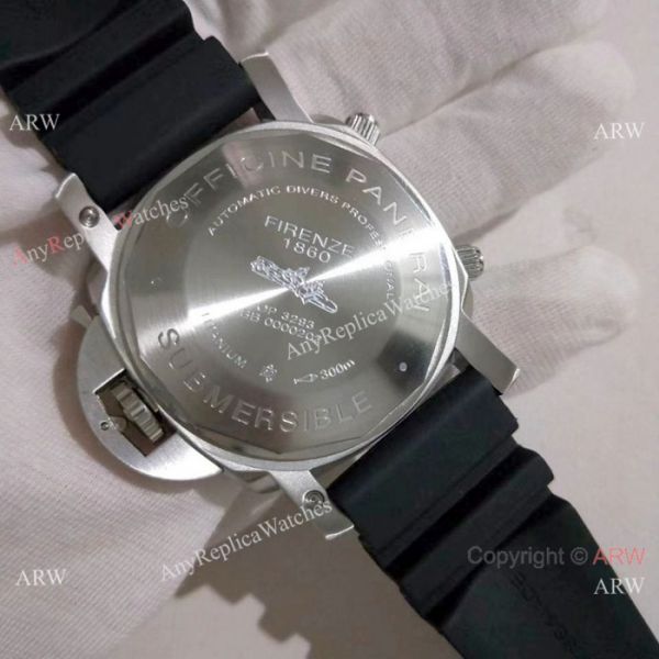 New Copy Panerai Submersible Flyback SS Black Bezel Watch PAM615 New Copy Panerai Submersible Flyback SS Black Bezel Watch PAM615