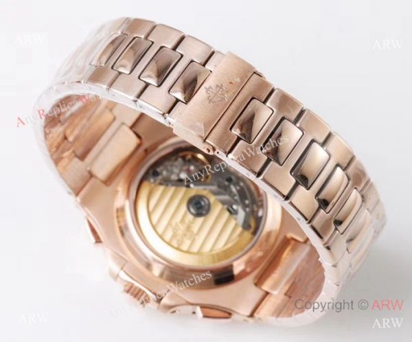 Swiss Replica Patek Philippe Nautilus 7750 Two Tone Rose Gold Watches Swiss Replica Patek Philippe Nautilus 7750 Two Tone Rose Gold Watches