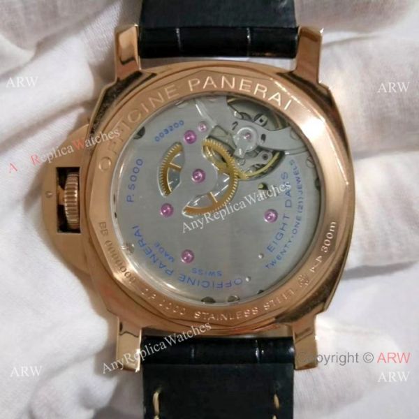 Copy Panerai Luminor Marina 8 Days Rose Gold Black Dial Watch PAM 511 Copy Panerai Luminor Marina 8 Days Rose Gold Black Dial Watch PAM 511