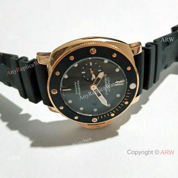 Copy Panerai Luminor Submersible Rose Gold Black Bezel Watch 47mm PAM684 Copy Panerai Luminor Submersible Rose Gold Black Bezel Watch 47mm PAM684