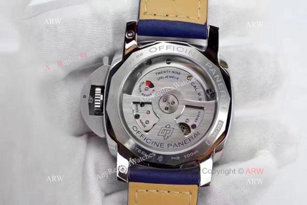 Swiss Replica Panerai Luminor GMT Limited Edition SS Blue Watch PAM 688 Swiss Replica Panerai Luminor GMT Limited Edition SS Blue Watch PAM 688