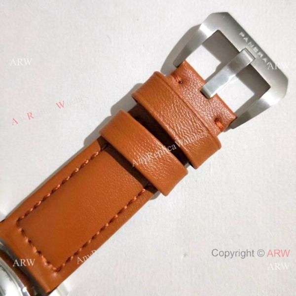 Fake Panerai Luminor Marina SS Brown Leather Strap Watch PAM 111 Fake Panerai Luminor Marina SS Brown Leather Strap Watch PAM 111