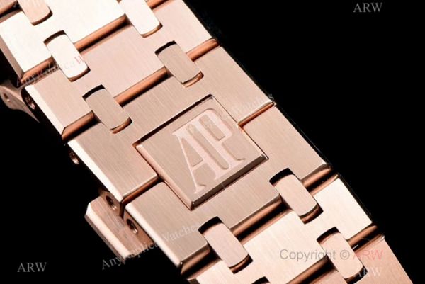 JF Replica Audemars Piguet Royal Oak Swiss 3120 Watches Rose Gold Silver Face JF Replica Audemars Piguet Royal Oak Swiss 3120 Watches Rose Gold Silver Face