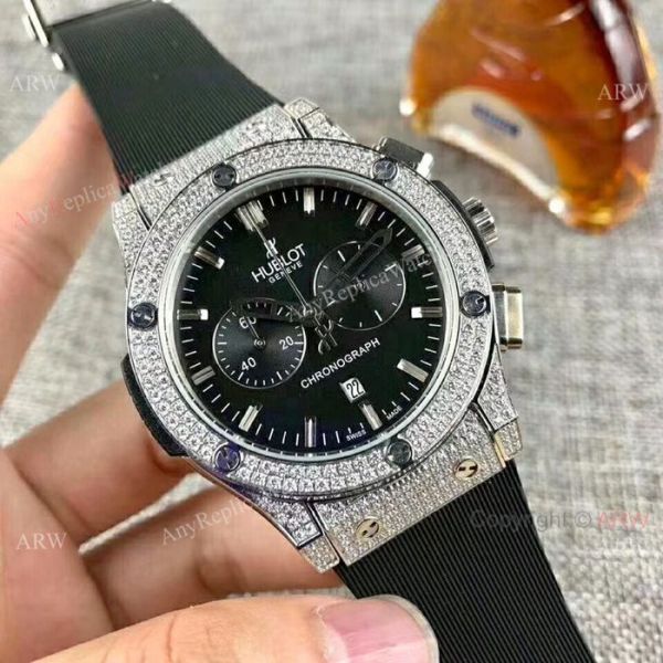 High Quality Hublot Big Bang Ice Out Chronograph Watch 41mm High Quality Hublot Big Bang Ice Out Chronograph Watch 41mm
