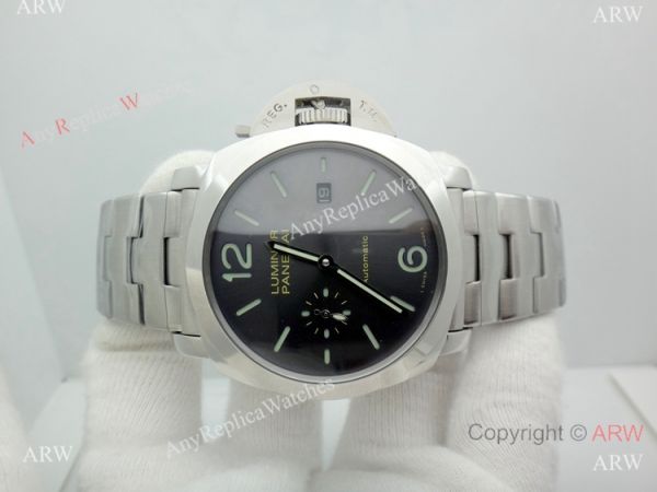 AAA Copy Panerai Luminor Due Stainless Steel Gray Dial Watch / Panerai PAM 904 AAA Copy Panerai Luminor Due Stainless Steel Gray Dial Watch / Panerai PAM 904