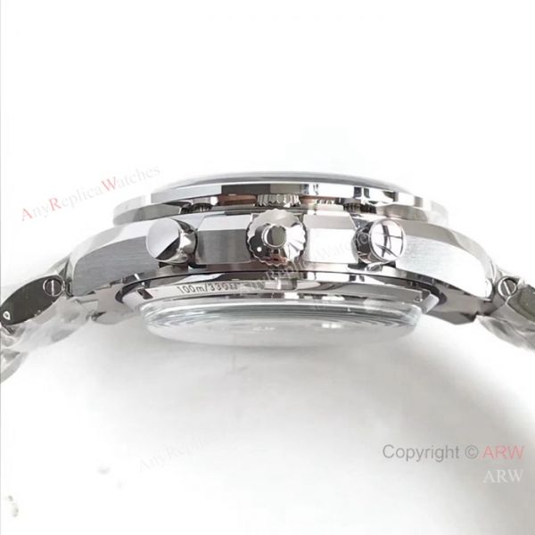 (OM) Swiss Omega Speedmaster Chronomeyer Stainless steel White Dial Watch (OM) Swiss Omega Speedmaster Chronomeyer Stainless steel White Dial Watch