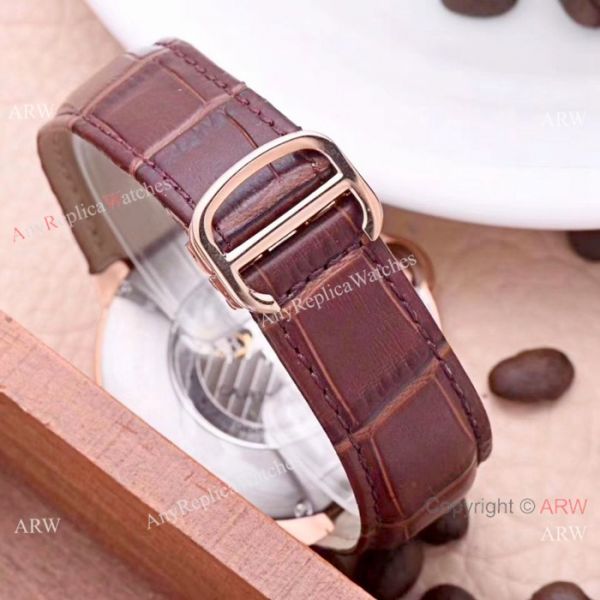 New Style Rose Gold Cartier Ballon Bleu De Moon Phase Automatic Watch New Style Rose Gold Cartier Ballon Bleu De Moon Phase Automatic Watch